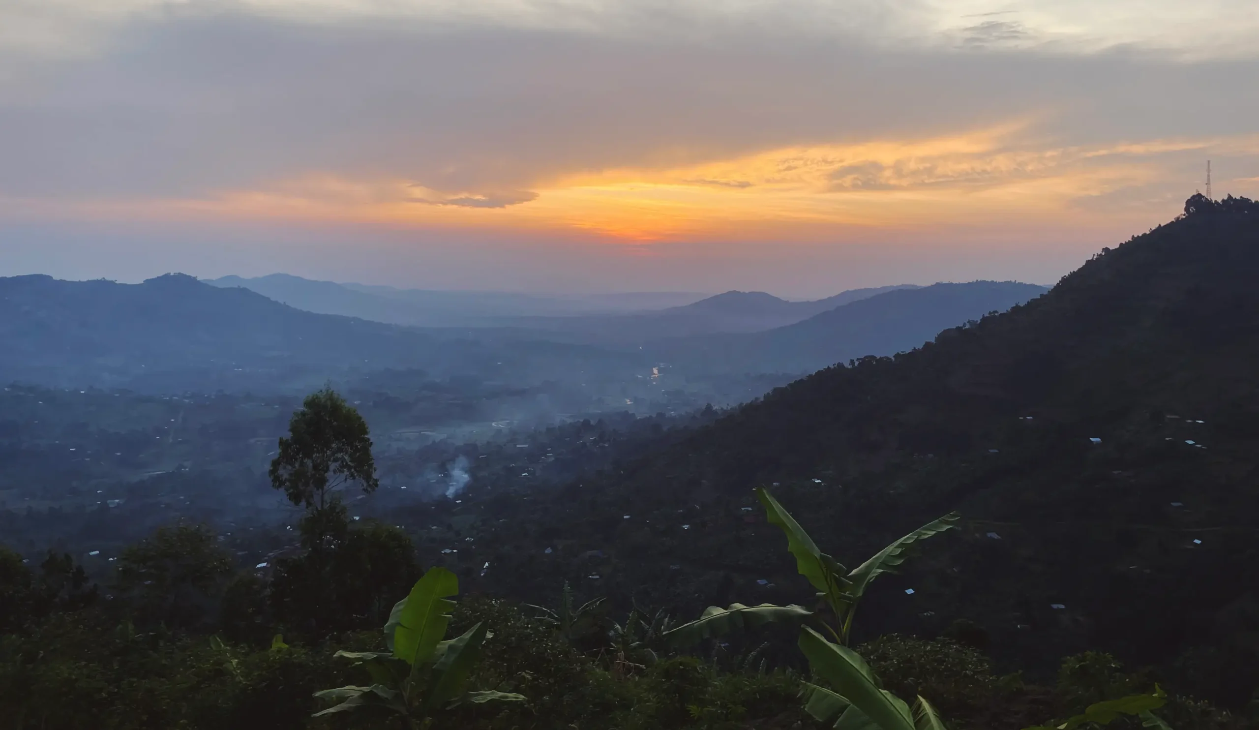 A view of manafwas rugged terrain